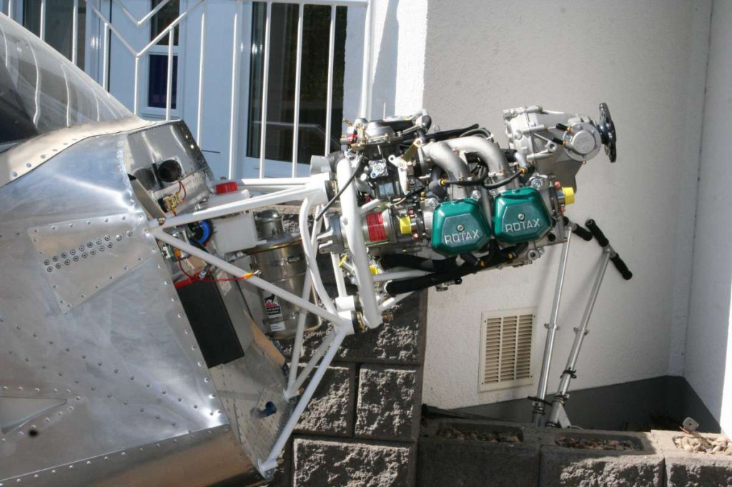 Engine Fixed at Motor Mount Murphy Rebel